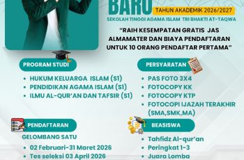 PENERIMAAN MAHASISWA BARU T.A 2026/2027